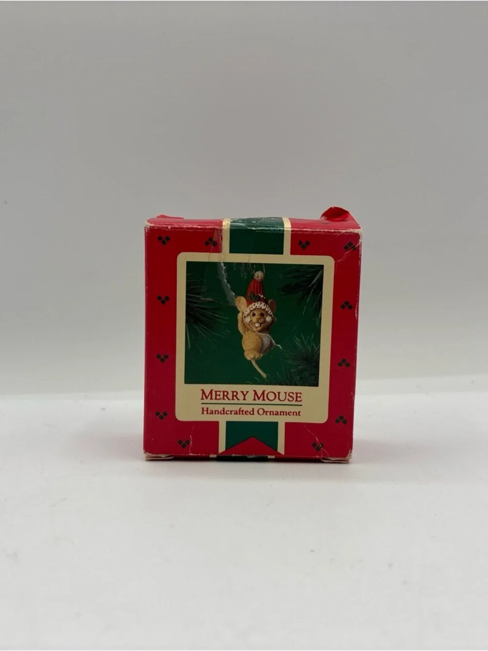 Hallmark Keepsake 1985 Vintage Merry Mouse‎ Handcrafted Ornament